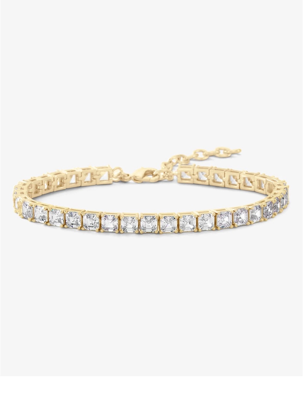 Melinda Maria Gold Tennis Bracelet